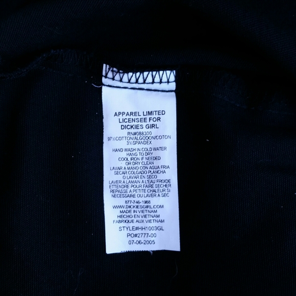 Dickies Girl Plus Size Worker Pant - Picture 7 of 7